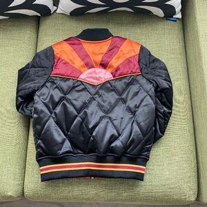 Classic Rock Couture Unisex 70s Bomber Jacket Rising Sun XS